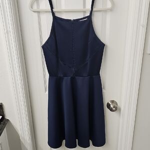Altar'd State Navy Midi Dress
